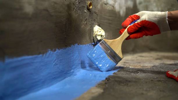 Commercial Exterior Waterproofing project at a Malcolm, AL business property by SJ Waterproofing Pros